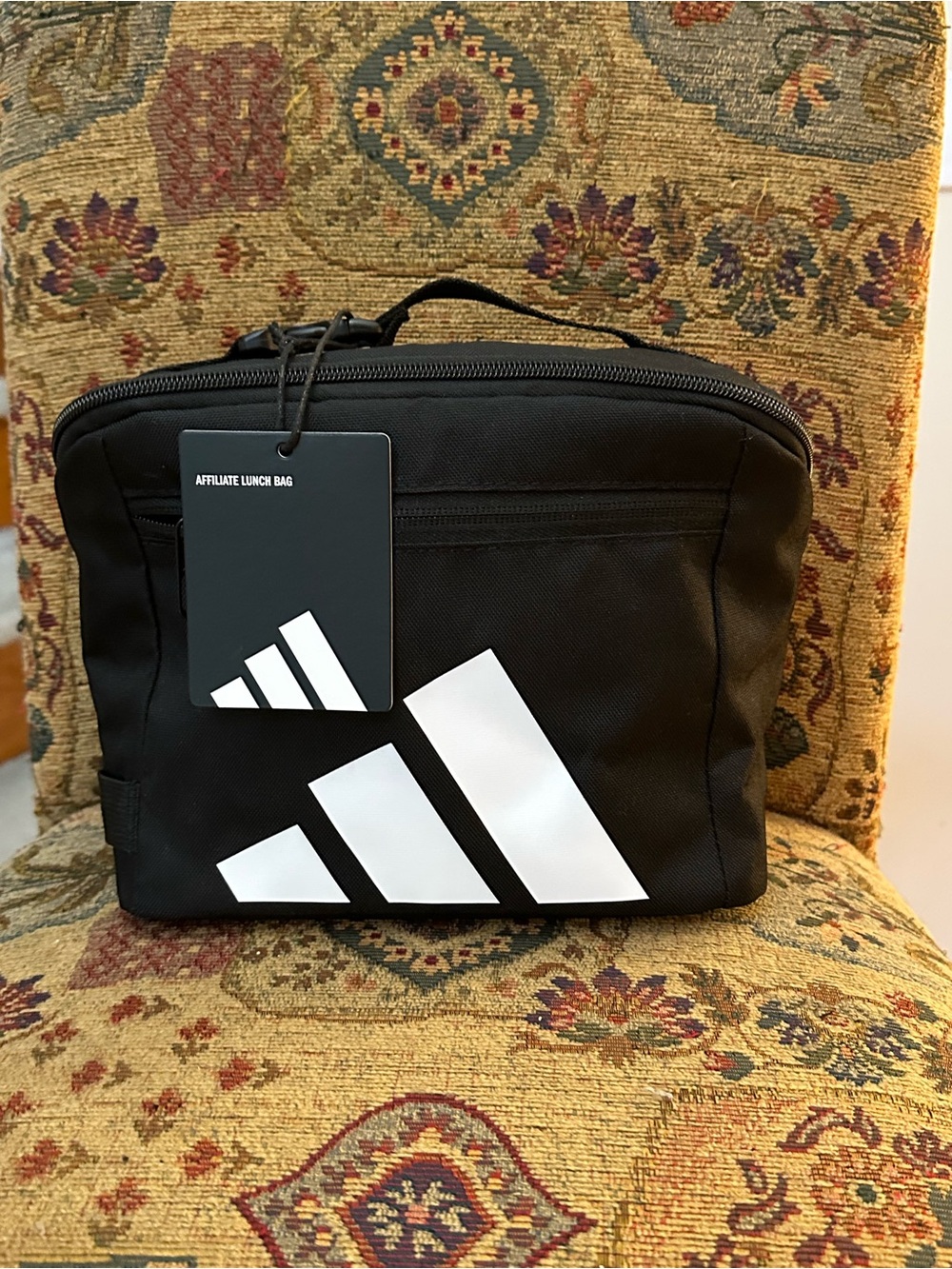 Adidas Black and White Insulated Lunch Tote Cooler